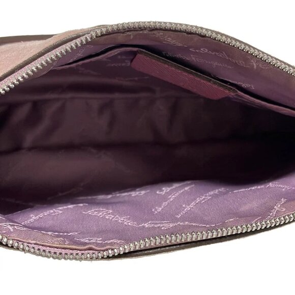 Salvatore Ferragamo Gancini Light Pink Pink Suede Leather 203-073025 - Picture 7 of 8